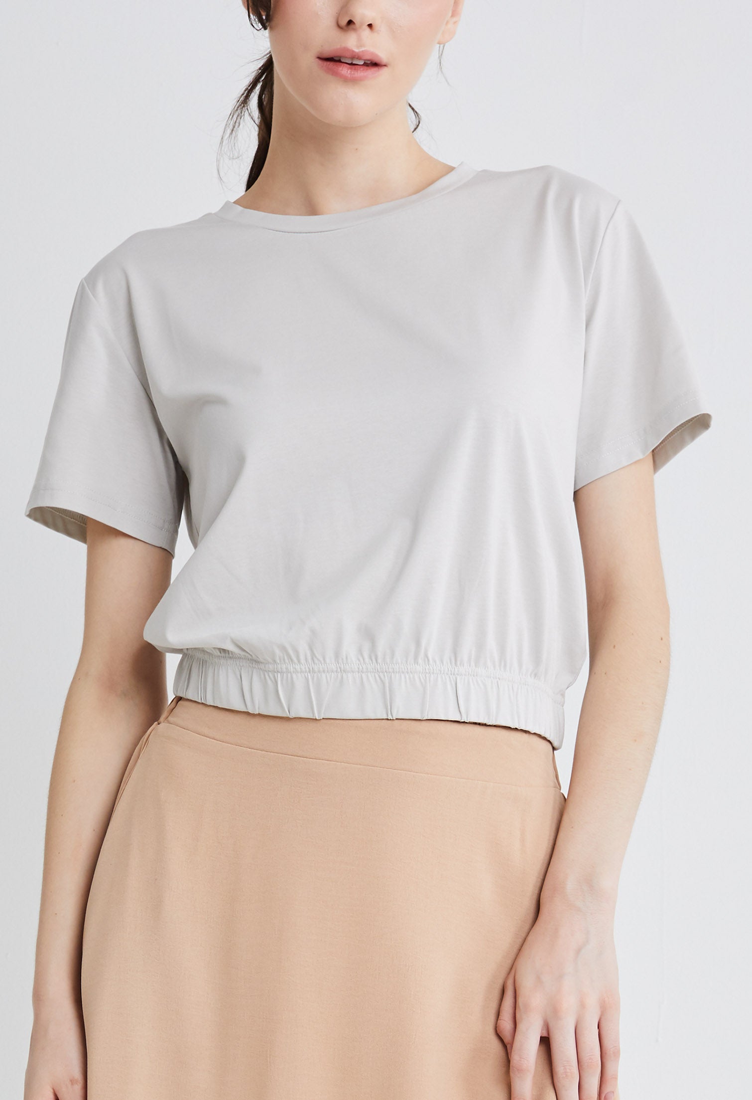 Relaxed Cropped Boxy Top