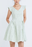 Frilled Cap Sleeve Smock