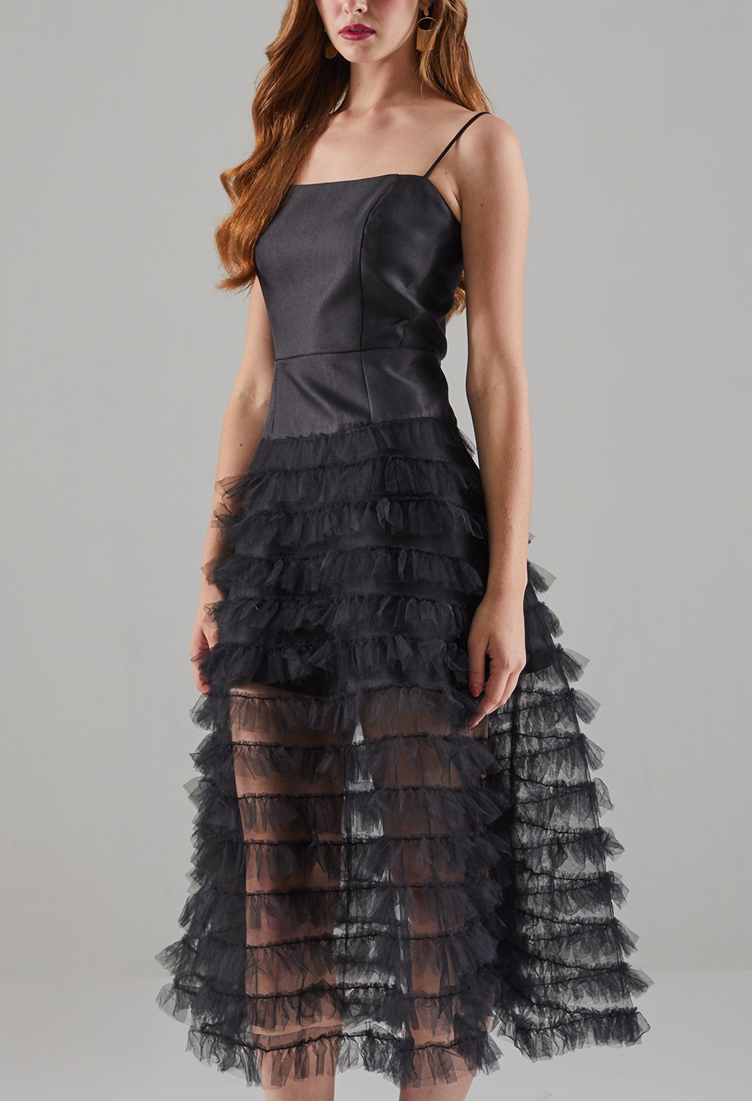 Puffy Chiffon Tulle Dress