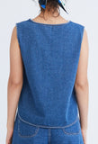 Easy Denim Tank Top
