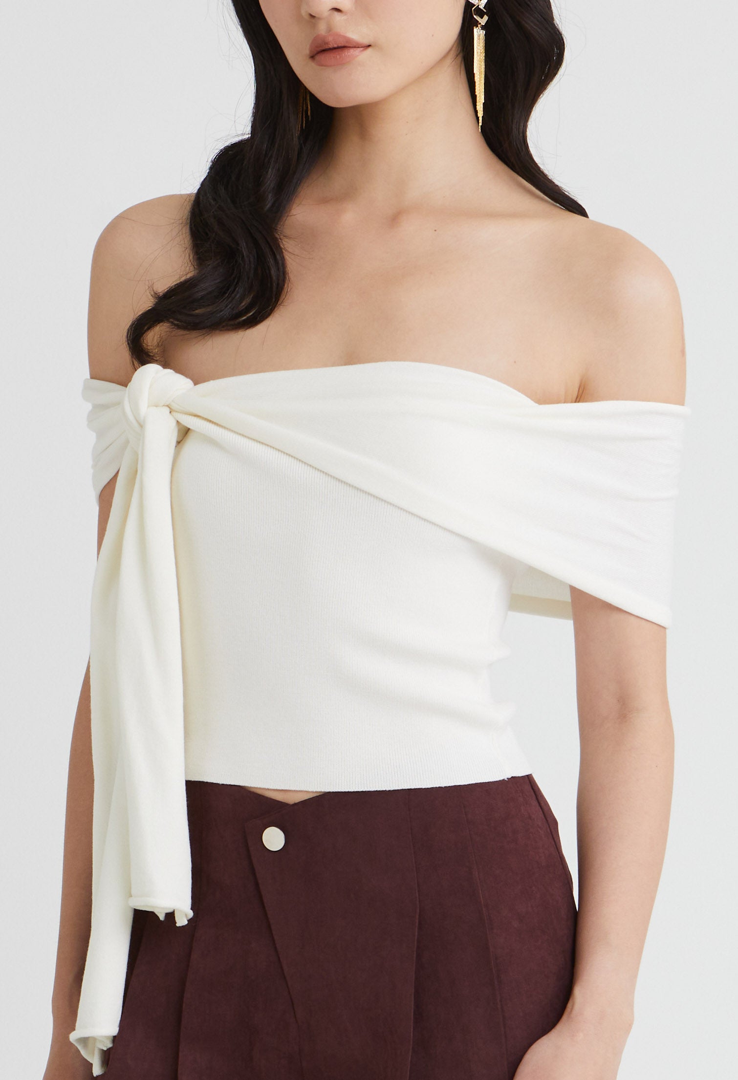 Draped Cowl Top