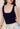 Scalopped Trim Scoop Neckline Knit Top