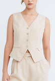 Versatile Polysoft Button-front V Cut Waistcoat