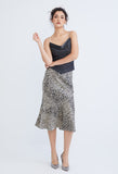 Starlight Glitter Silver Strap Cowl Top