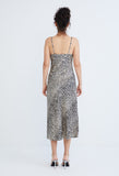 Leopard Spotted Midi Slip