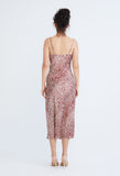 Leopard Spotted Midi Slip