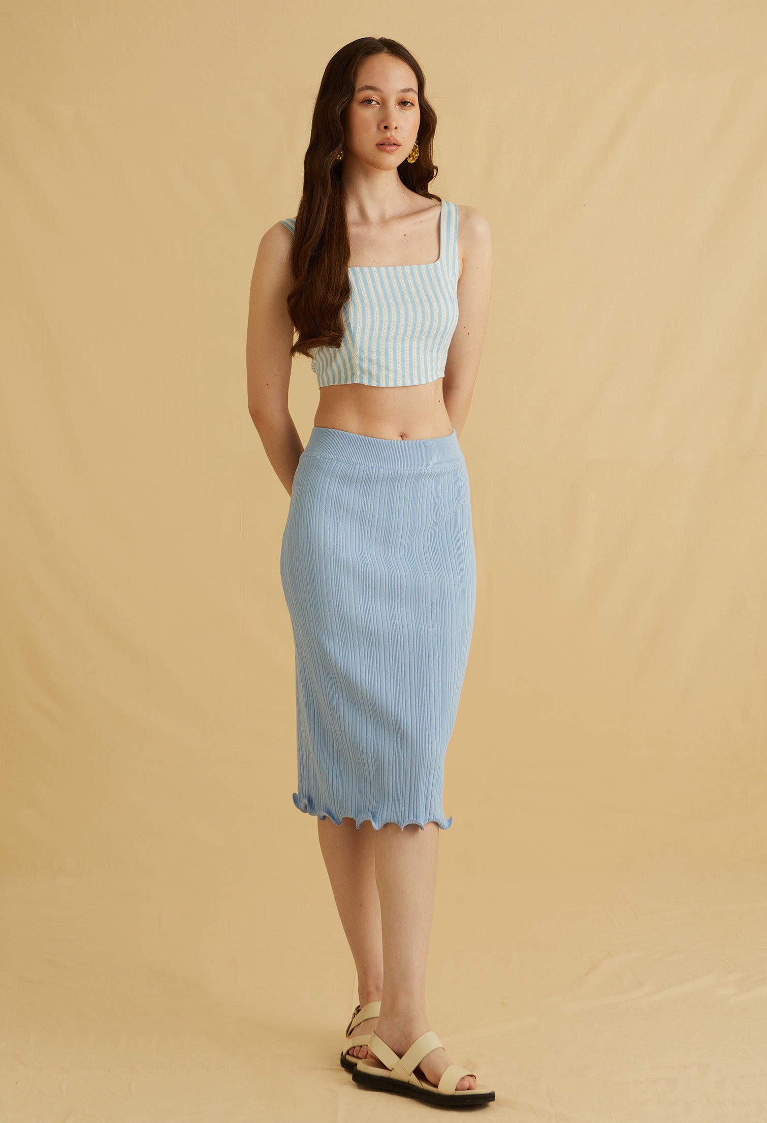 Etna Vista Cropped Sleeveless Top