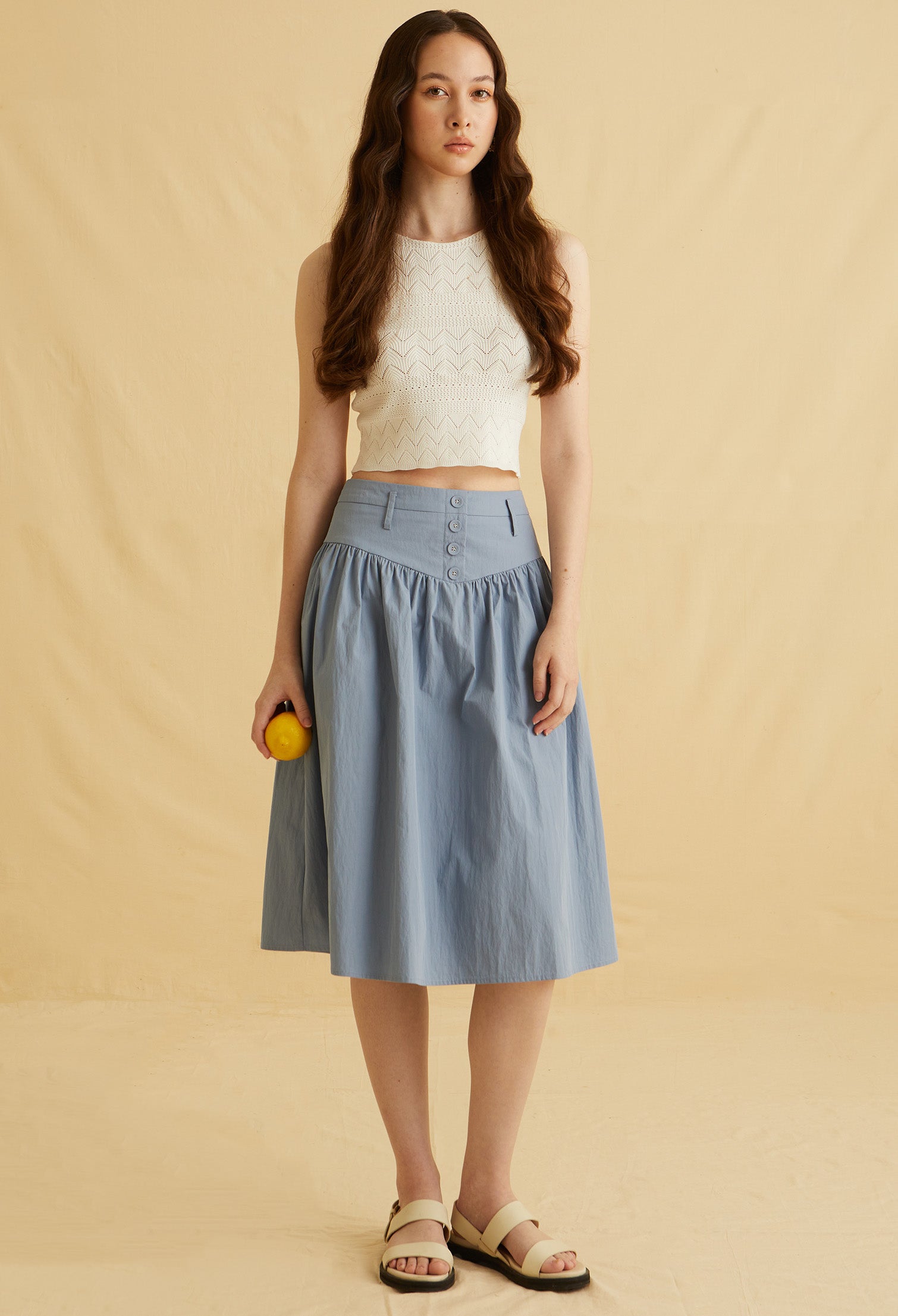 Amore Bianca Midi Skirt