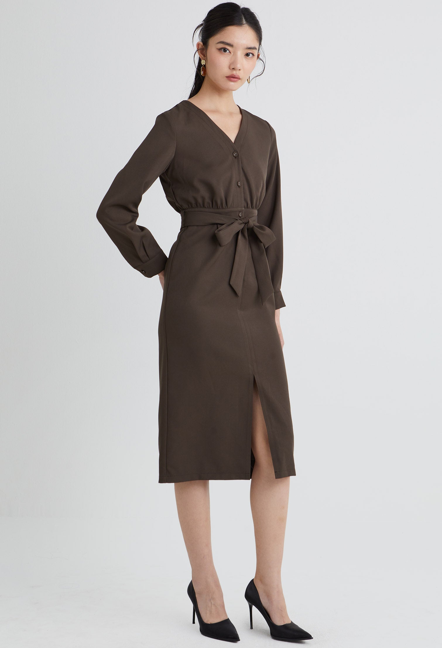 Serene Muse Midi Dress