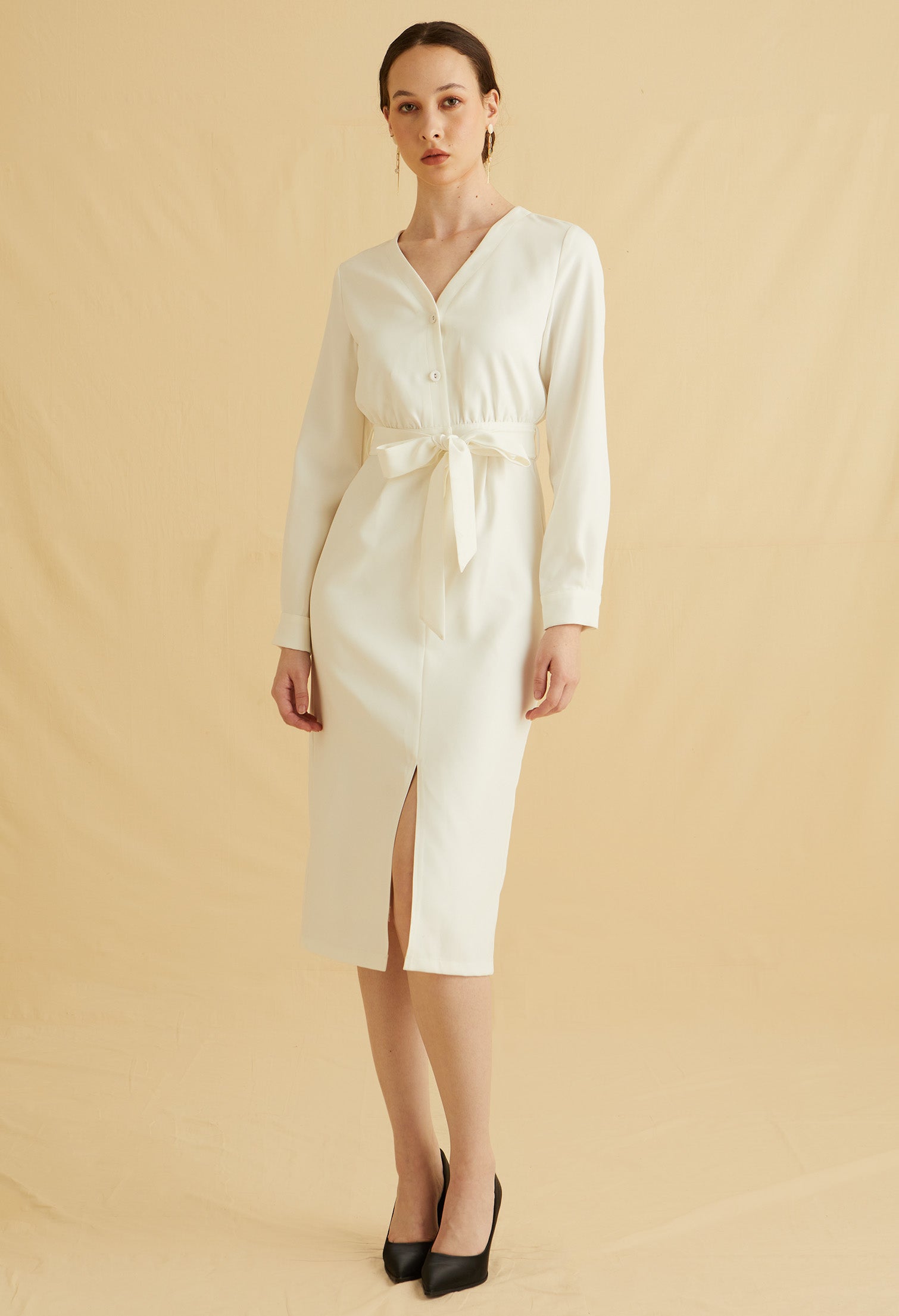 Serene Muse Midi Dress