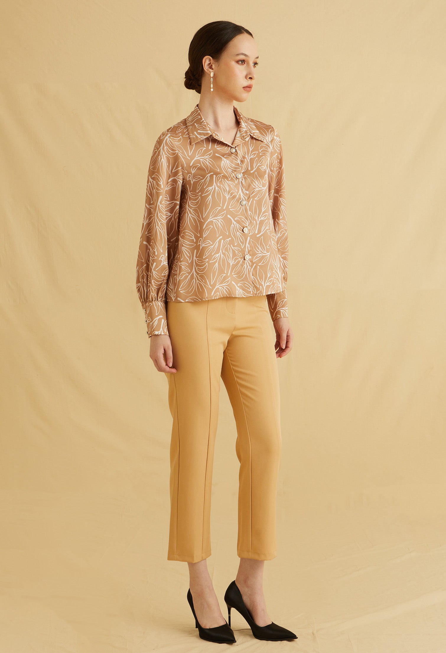 Pastel Bloom Collared Shirt