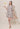 Split-Neck Midi Sleeve Mini Dress