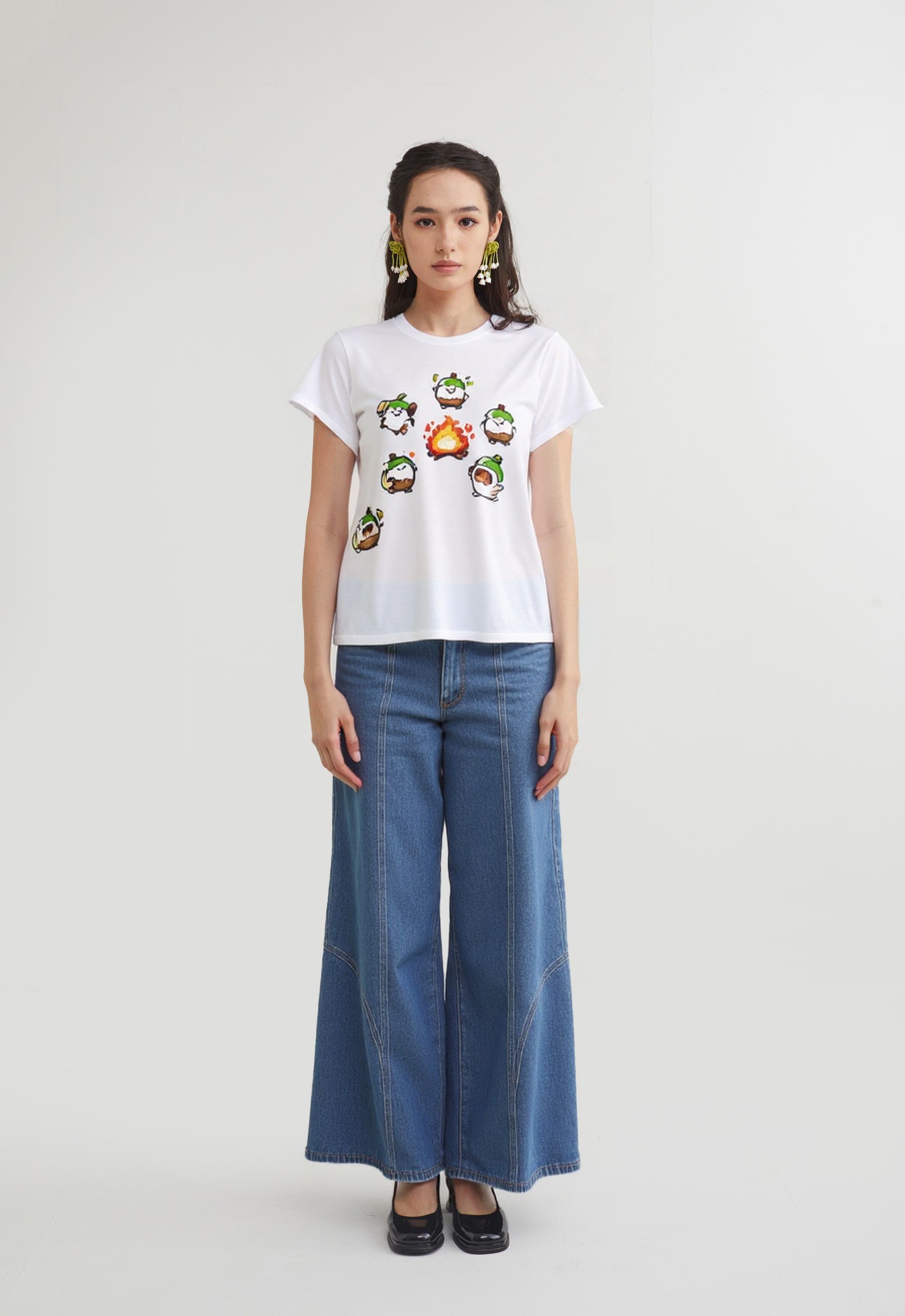 nichii X HEDGE HAUTE Baby Tee