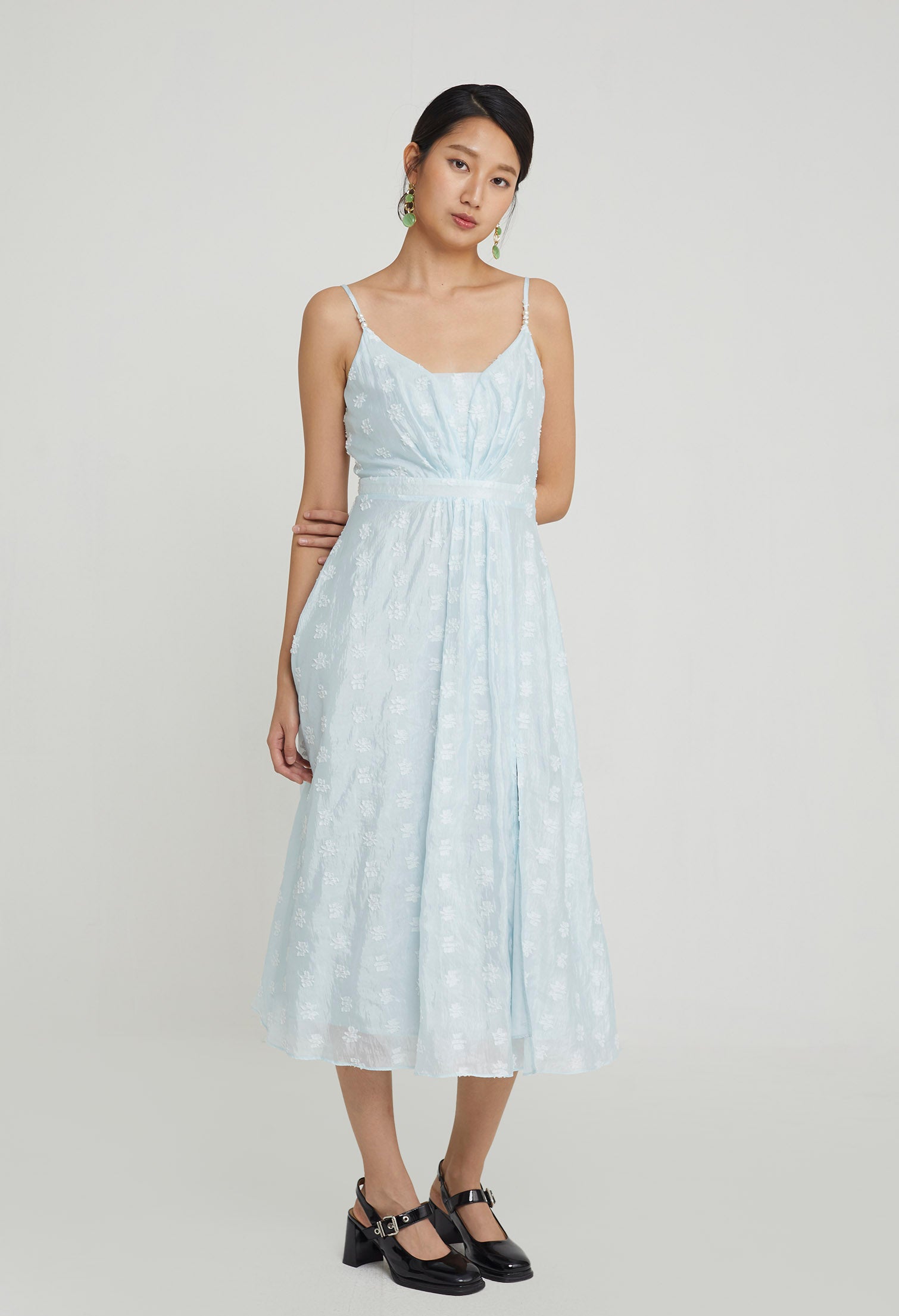 Daisy Organza Midi Dress