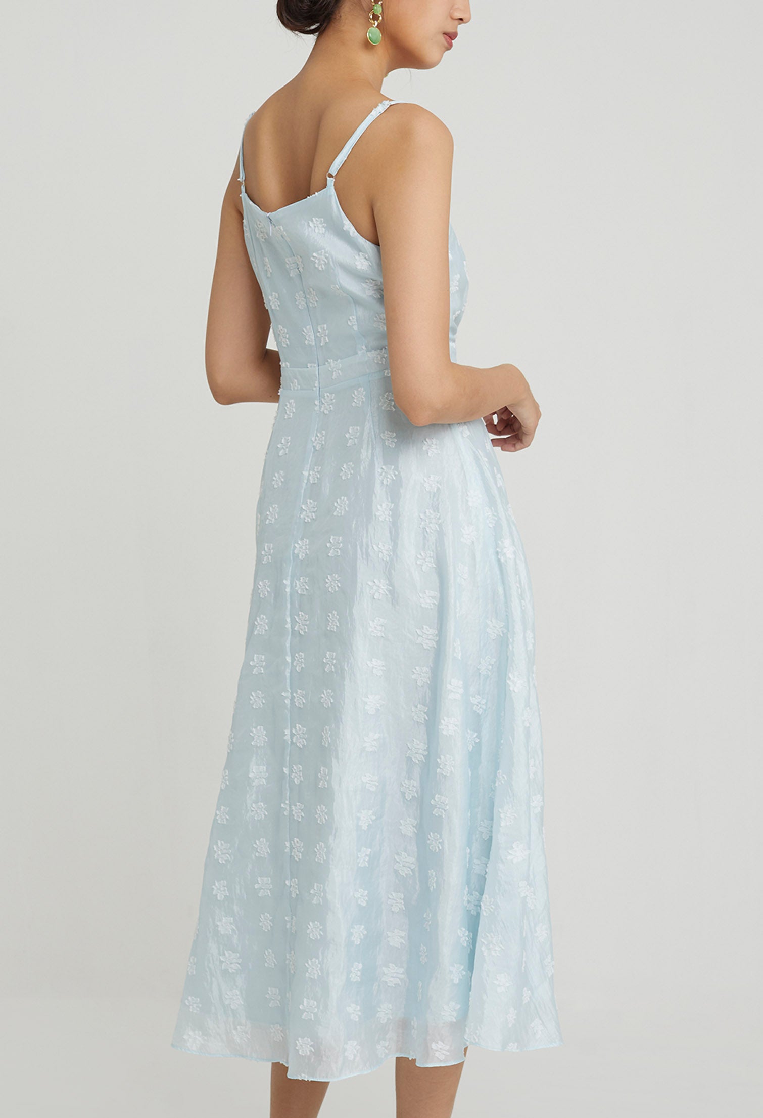 Daisy Organza Midi Dress