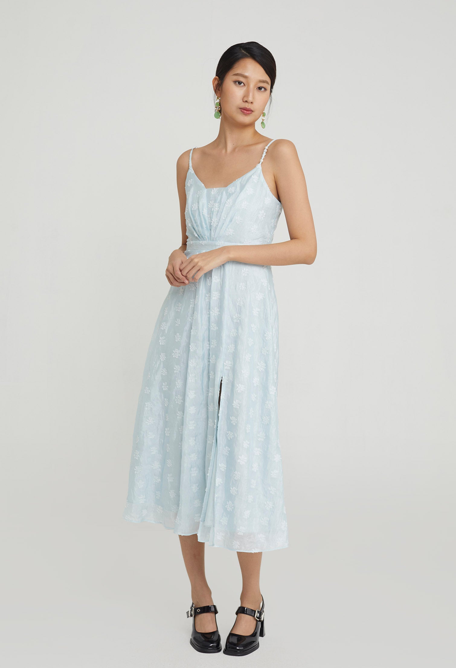 Daisy Organza Midi Dress