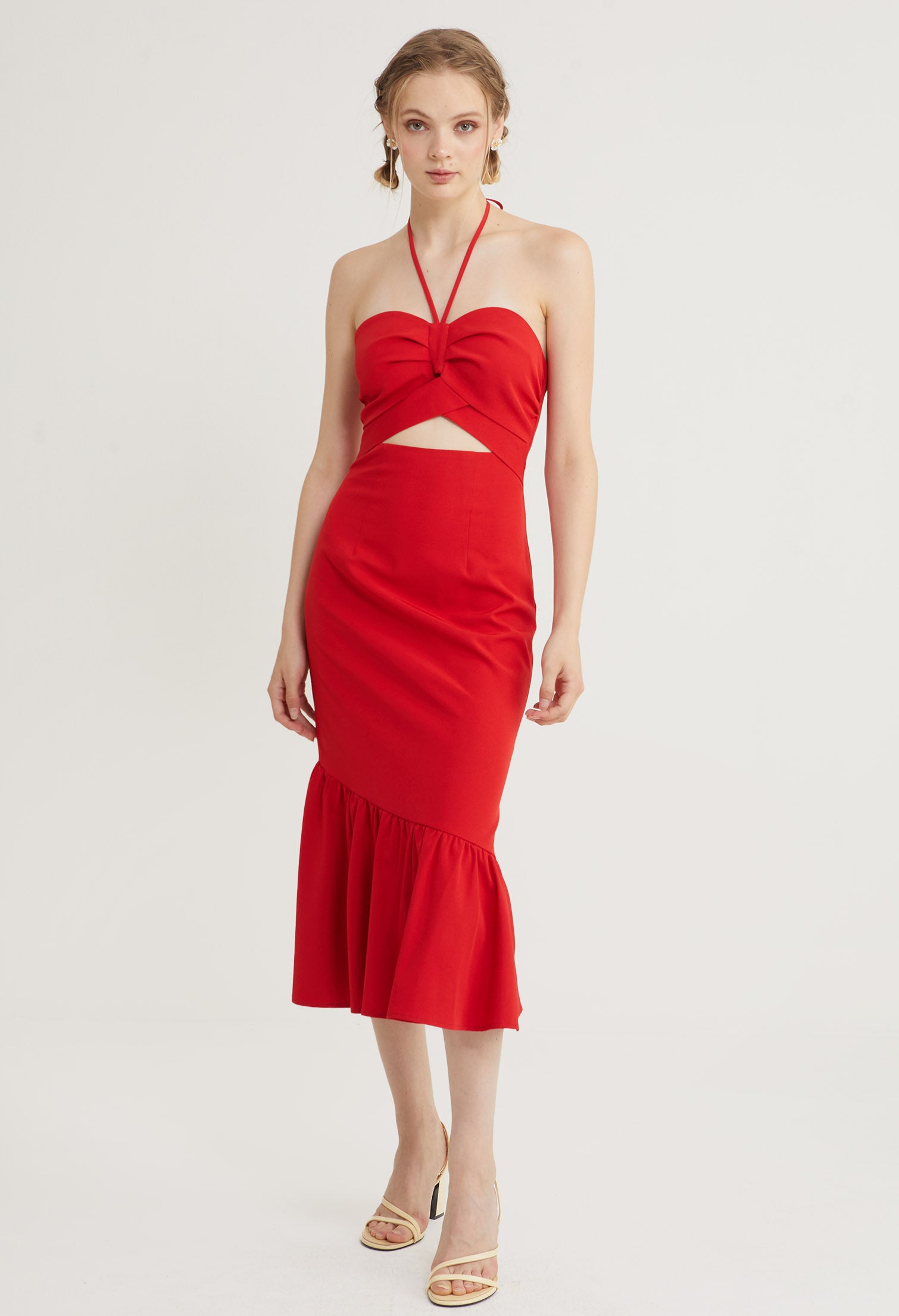 Aloha Cutout Midi Dress