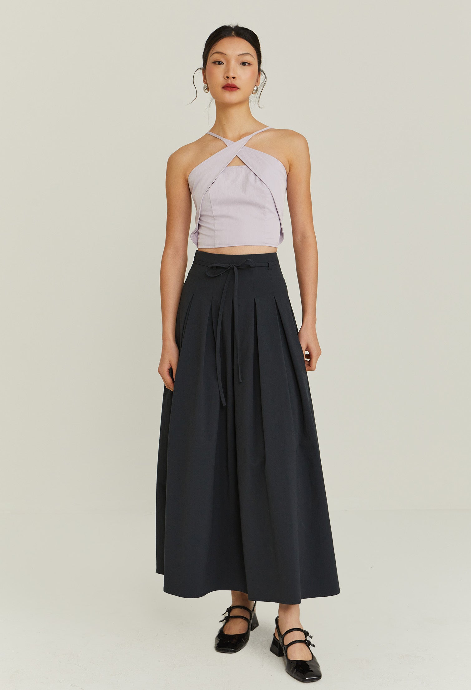 Crescent Halo Sleeveless Top