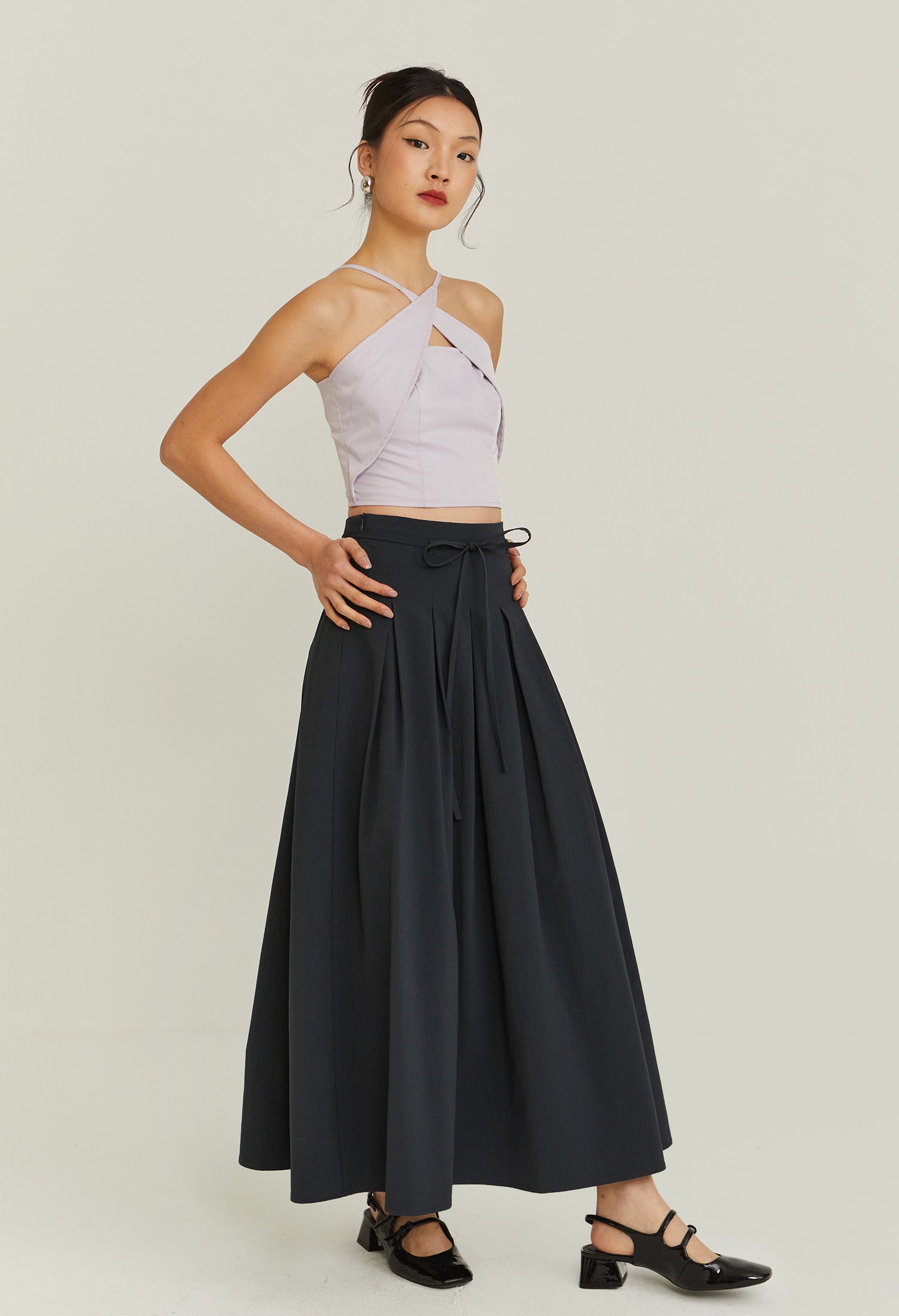 Crescent Halo Sleeveless Top