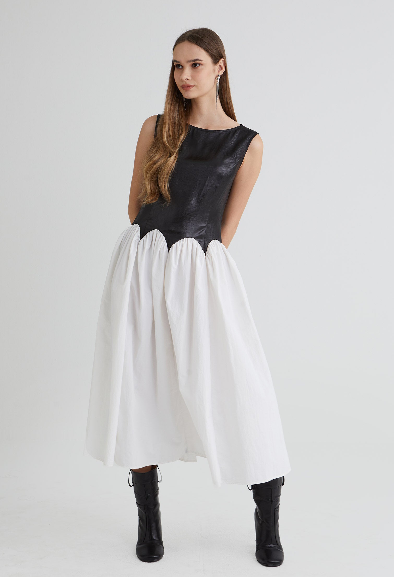Seraphine Ruffle Midi Dress