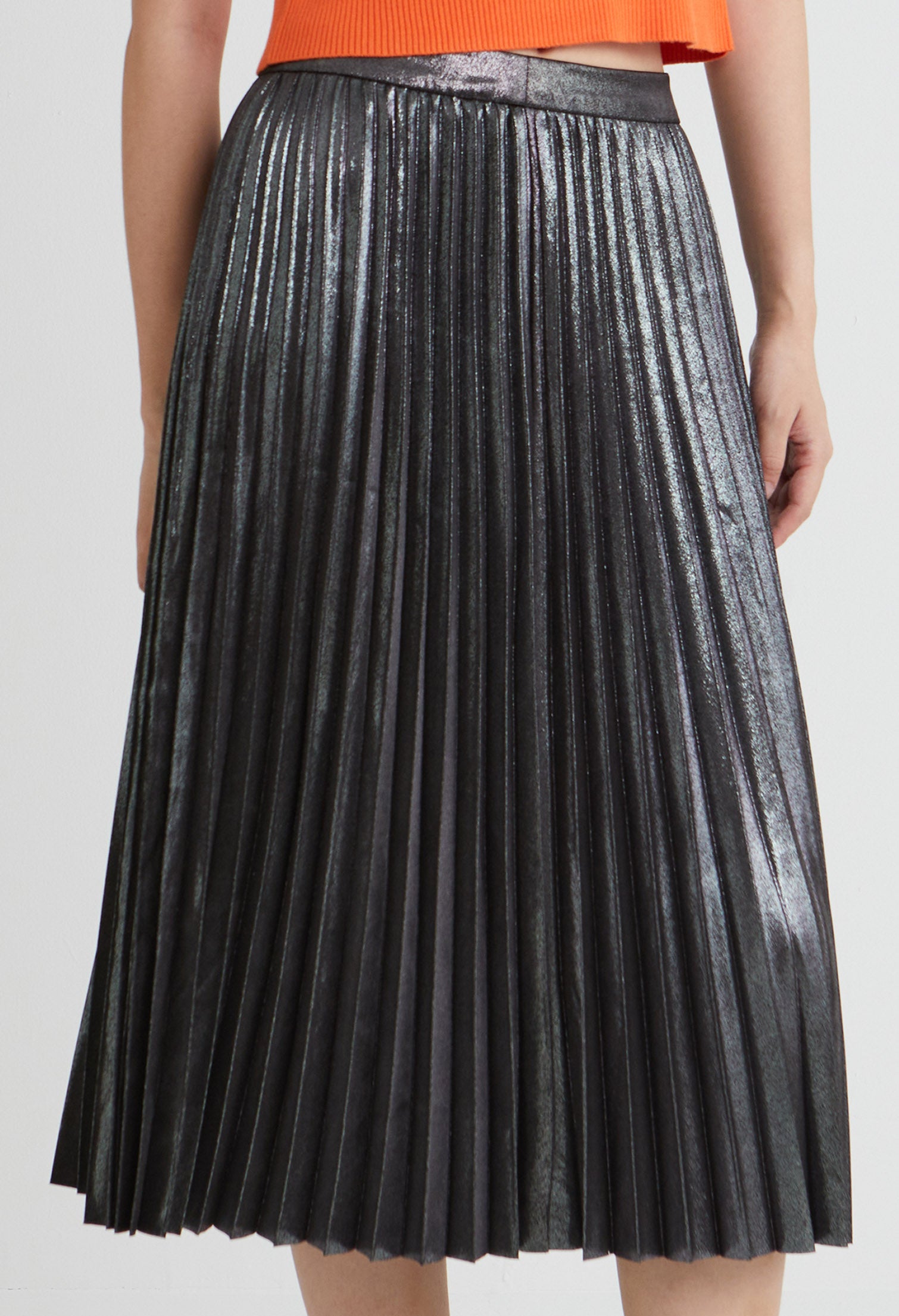 Seren Pleated Midi Skirt