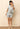 Chic Gold-Button Cuffed Hem Shorts