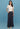 Lace Trim Wide Leg Denim Trousers