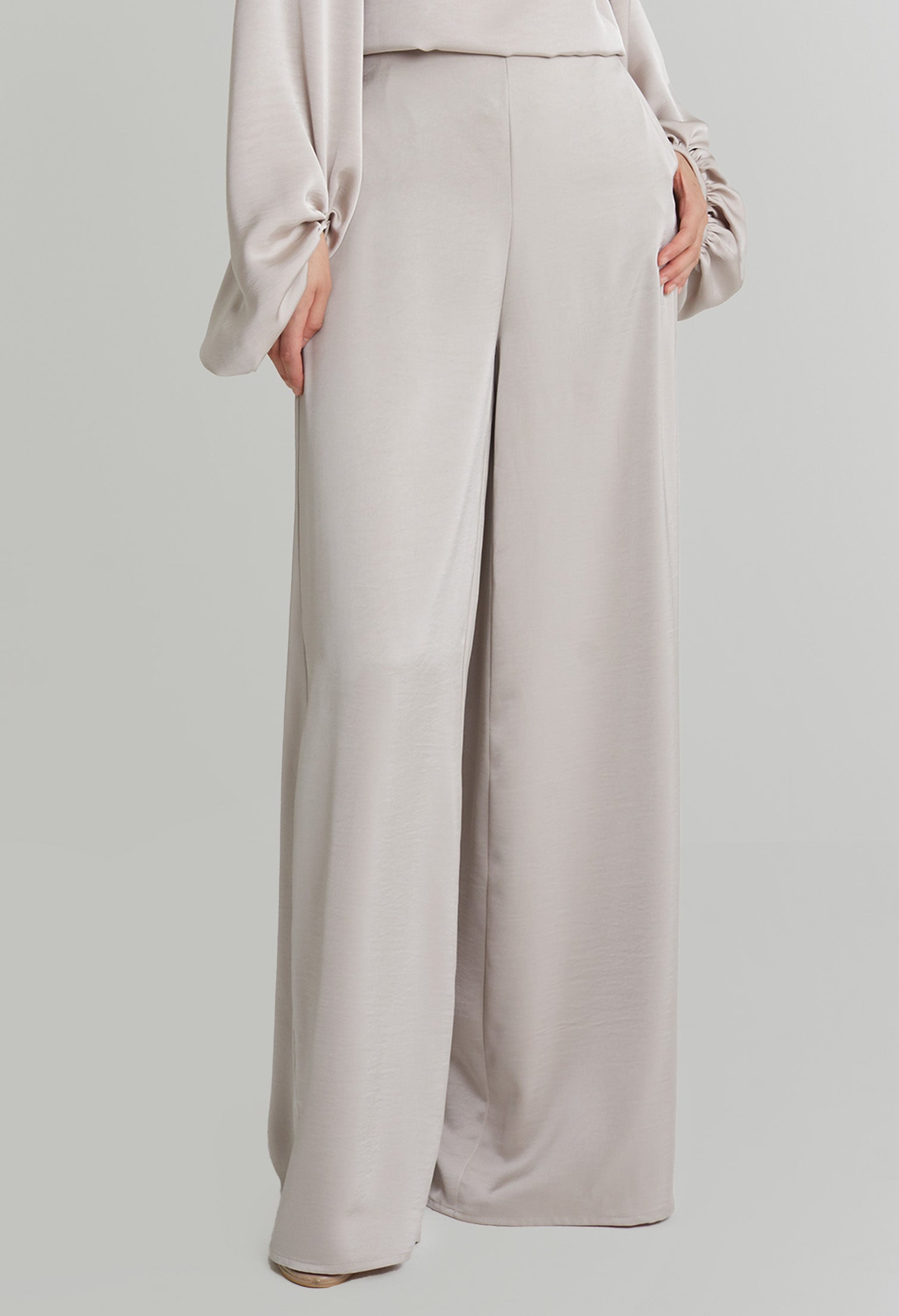 nichii X NURITA HARITH Timeless Flowy Wide Leg Palazzo Pants