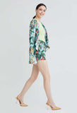 Tropical Vacay Paperbag Waist Shorts