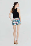 Tropical Vacay Paperbag Waist Shorts