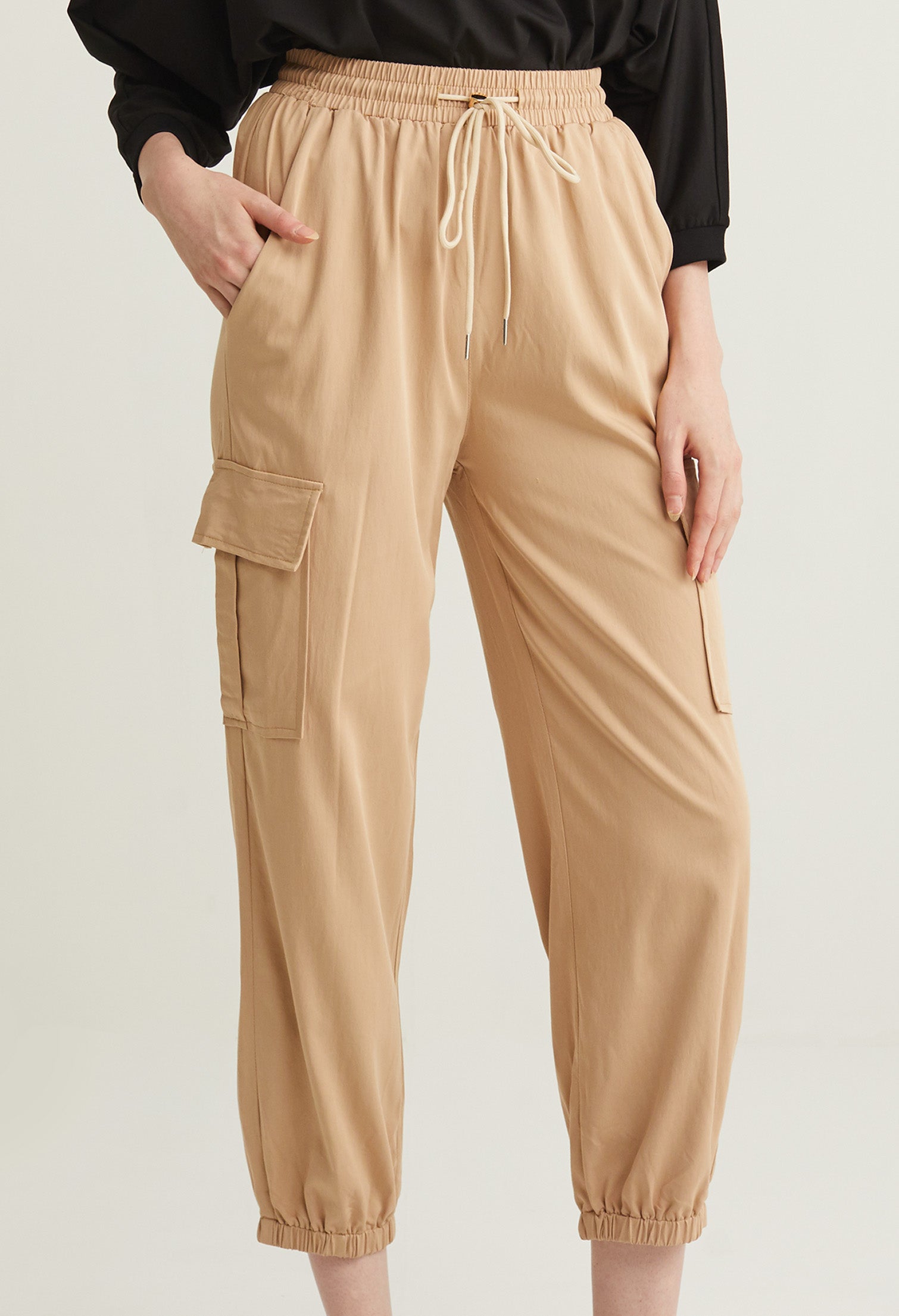 Casual Adjustable Elastic Pants