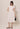 Jacquard Button Down Ribbon Belt Midi Dress