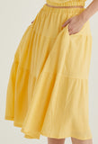 Vintage Prairie Midi Skirt