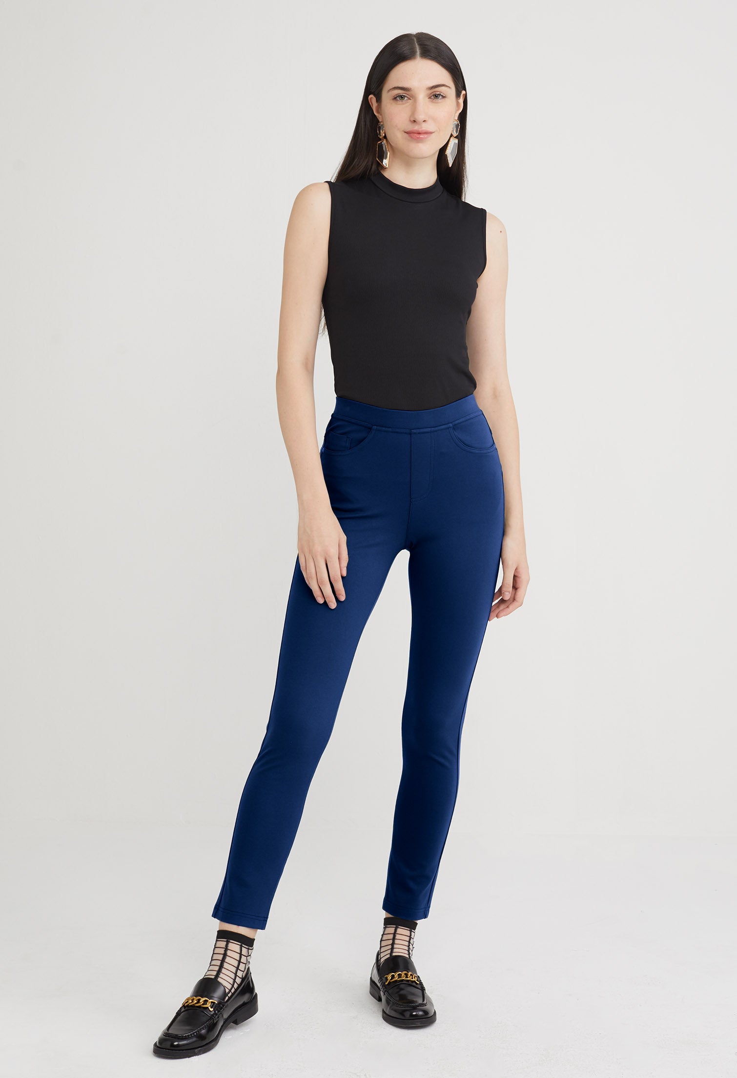 Tapered Elastic Trousers