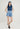 Denim Pleated Shorts