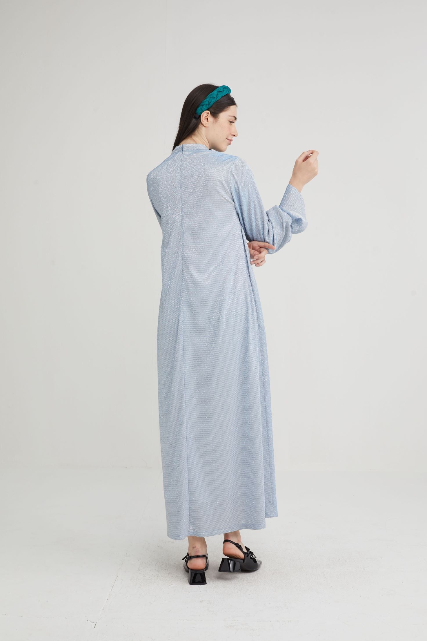 Starlight Petal Sleeve Maxi Dress