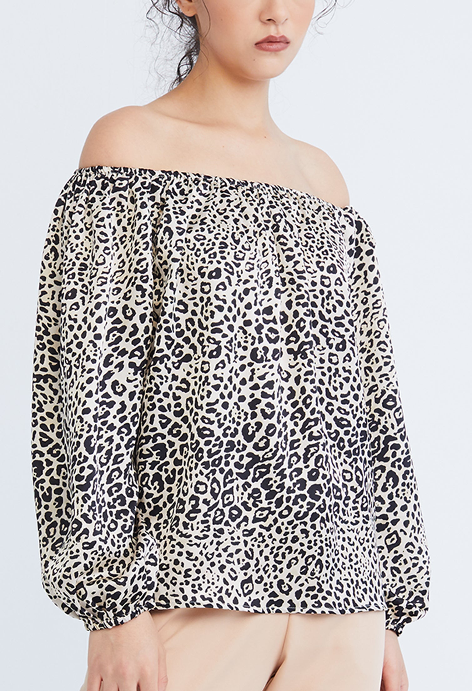 Leopard Spotted Print Blouse
