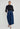 Pleated Wide Leg Denim Trousers