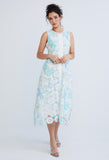 Tiffany Guipure Floral Lace Dress
