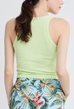 Basic Racer Neck Tank Top