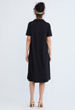 Collared A-line T-Shirt Dress