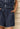 Pearl Embellished Ruffle Sleeve Denim Set
