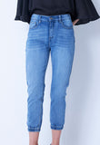 Skinny Fit Capri Jeans