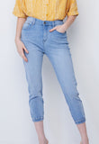 Skinny Fit Capri Jeans