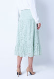 Soft Lace Tiered Skirt