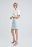Tweed Piping Skirt