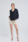 Dotted Abstract Floral Blouse