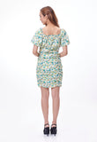Ditsy Ruched Dress