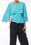 Flowy Foldover Blouse