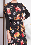 Floral Short-sleeve Dress